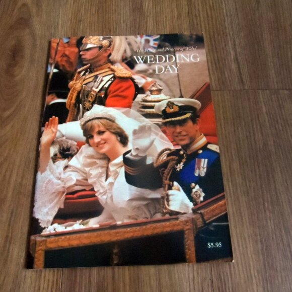 The Prince and Princess of Wales' Wedding Day Souvenir Magazine - Picture 1 of 2